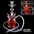 top quality glass hookah shisha with LED